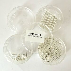 Mixed Glass Beads Lot – Czech Glass & Miyuki 11/0 Silver-Lined Seed Beads